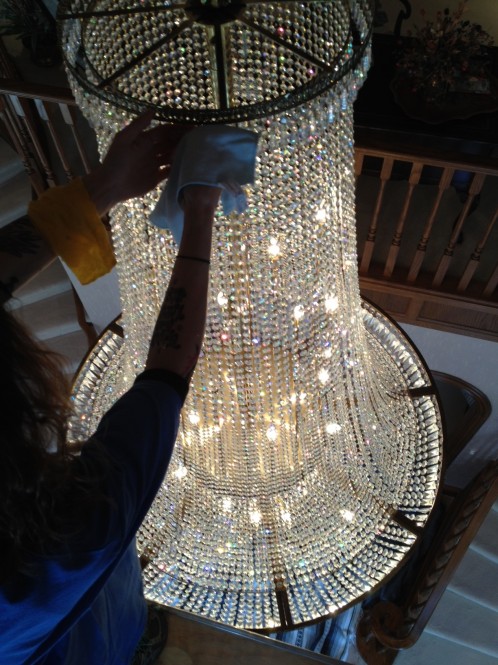 Glass Or Crystal Chandelier Cleaning North West Vancouver Burnaby Vancouver Chandelier Cleaning