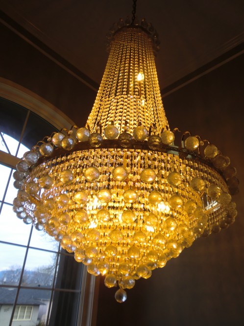 Glass Or Crystal Chandelier Cleaning North West Vancouver Burnaby A Very Dusty Crystal Chandelier