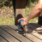 Wooden Deck Refinishing & Restoration sanding deck 140x140 Wooden Deck Refinishing & Restoration