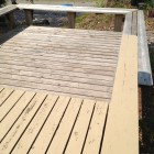 Wooden Deck Refinishing & Restoration wooden deck before stripping 140x140 Wooden Deck Refinishing & Restoration
