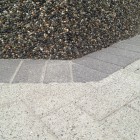 Permalink to Residential Power Washing, Concrete Sealing & Exposed Aggregate Sealing Vancouver Exposed aggregate flower bed retaining wall after cleaning and concrete sealing. Pavingstones washed, re-sanded and sealed